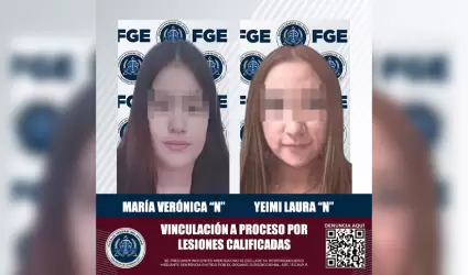 Quedan vinculadas a proceso dos mujeres por el delito de lesiones