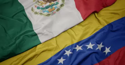 Bandera de Mxico y Bandera de Venezuela