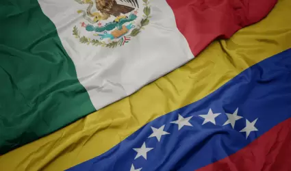 Bandera de Mxico y Bandera de Venezuela