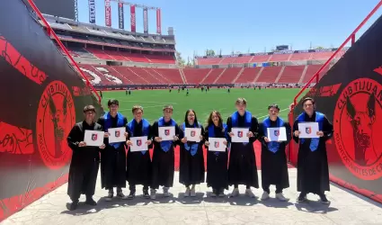 Se grada primera generacin de jugadores de Fuerzas Bsicas de Xolos en Liceo U