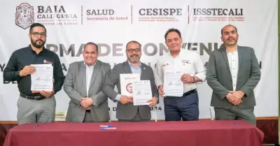 Firman convenio Secretara de Salud y CESISPE