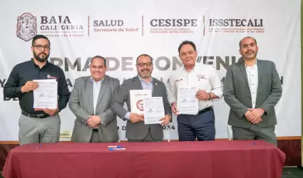 Firman convenio Secretara de Salud y CESISPE