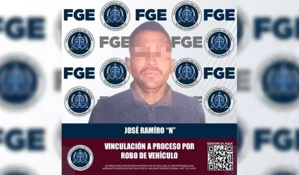 Vinculado a proceso por robo equiparado de vehculo de motor