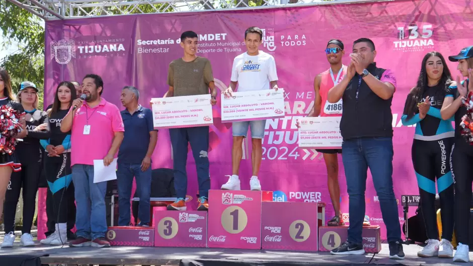 Gana mexicano 29 Medio Maratn Internacional de Tijuana