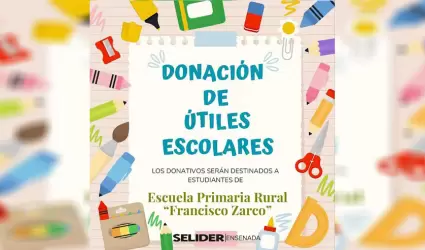 Llama Gobierno de Ensenada a participar en colecta de tiles escolares