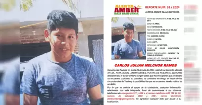 Alerta Amber Baja California Carlos Julin Melchor Ramos de 15 aos