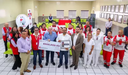 Donativos para Cruz Roja