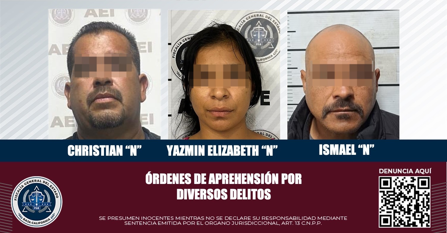 Detenidos dos hombres y una mujer con orden de aprehensión por diversos ...