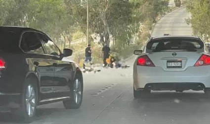 Accidente en la avenida Internacional