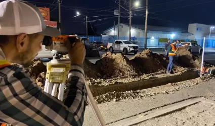 Trabajos de mantenimiento en avenida San Pedro Mezquital