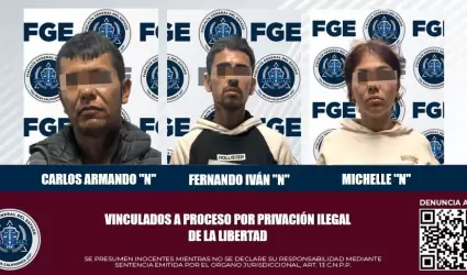 La FGE logra vinculacin a proceso de tres imputados por privacin ilegal de la 