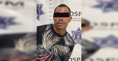 Sujeto detenido por violencia familiar