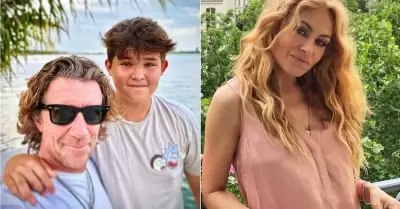 hijo de Colate y Paulina Rubio