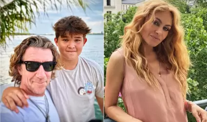 hijo de Colate y Paulina Rubio