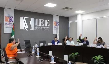 Avala Consejo General del IEEBC firma de convenio con el INE