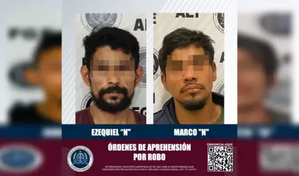 Dos sujetos detenidos por robo equiparado de vehculo