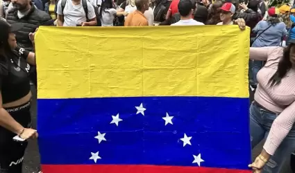 Ambiente en la embajada de Venezuela en la Ciudad de Mxico