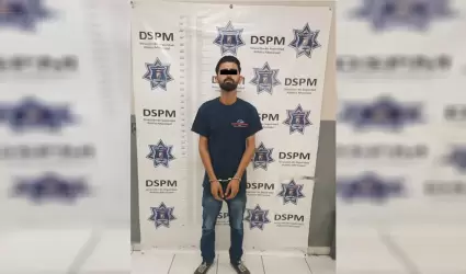 DSPM detiene a sujeto por posesin de vehculo con reporte de robo