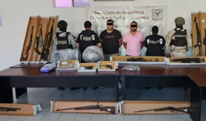 Presuntos generadores de violencia en Ensenada