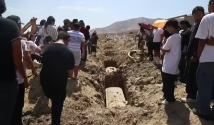 Fueron sepultados hermanos ahogados en represa del rancho Herradura