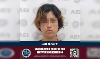 Mujer detenida por homicidio