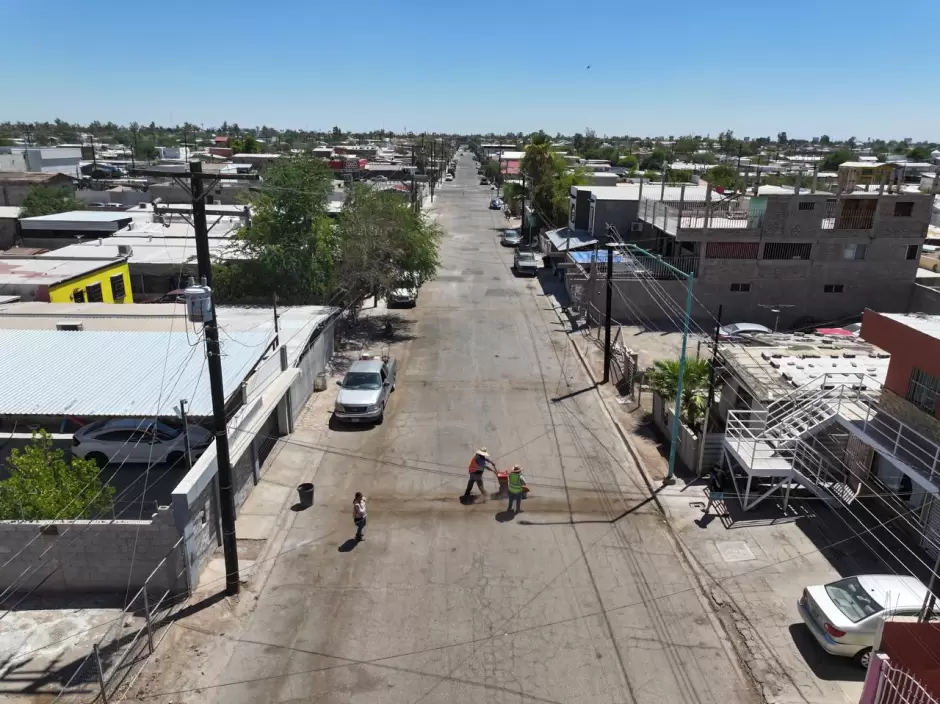 Renovacin de tubera de agua potable en la avenida Ingenieros del Conjunto Urbano Universitario