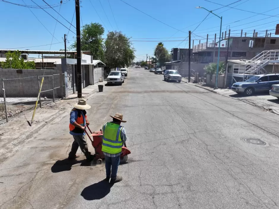 Renovacin de tubera de agua potable en la avenida Ingenieros del Conjunto Urbano Universitario