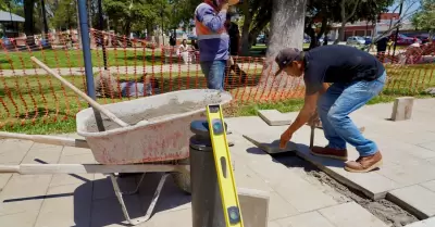 Obras en la Plaza del Msico