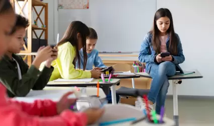 Uso de telfonos celulares en el aula