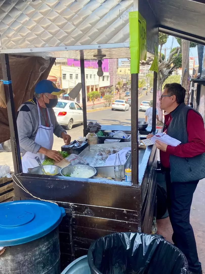 Recorrido pada promover el cuidado del sistema sanitario en la Zona Centro de Tijuana