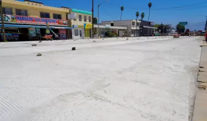 Inversin en obra calle Sexta de Ensenada