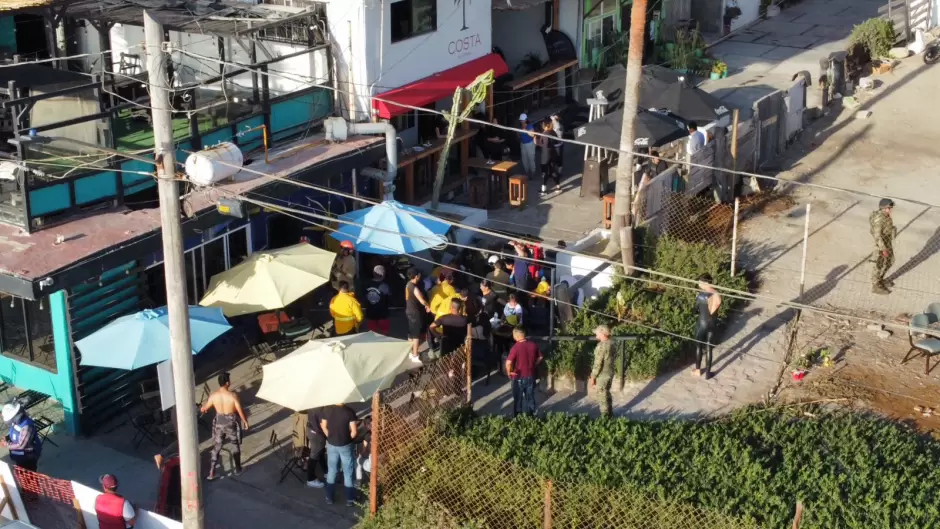 Colapsa techo de caf en Playas de Tijuana