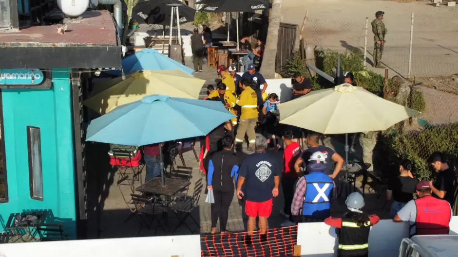 Colapsa techo de caf en Playas de Tijuana