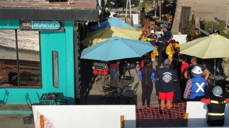 Colapsa techo de caf en Playas de Tijuana