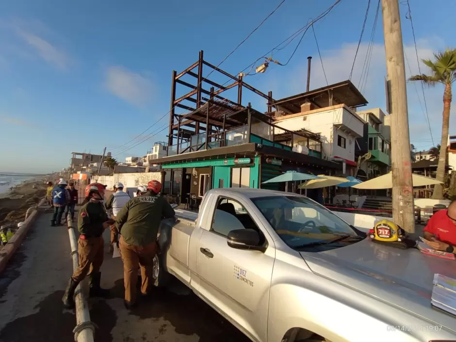 Atienden colapso de giro comercial en malecn de Playas de Tijuana