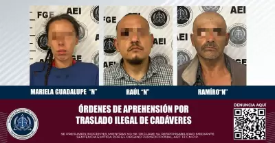 3 aprehensiones por traslado ilegal de cadveres