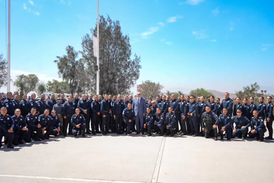 58 nuevos elementos fortalecen las filas de la polica de Tijuana