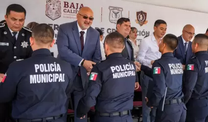 58 nuevos elementos fortalecen las filas de la polica de Tijuana