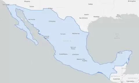 Zonas de Mxico donde los ciudadanos mexicanos ahora pueden solicitar una cita CBP One