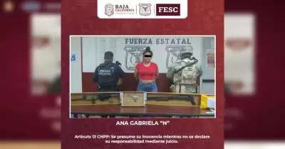 FESC y SEDENA detienen a mujer en posesin de armas, granada y drogas