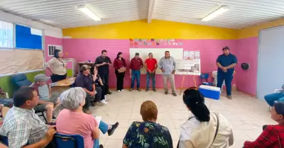 Construccin de red de agua potable en el ejido Sombrerete