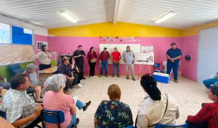 Construccin de red de agua potable en el ejido Sombrerete