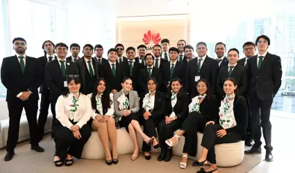 Estudiante y egresados de ingeniera en CETYS participan en programa de Huawei S