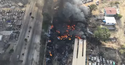 Incendio recicladora