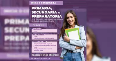 Invitan a continuar sus estudios de primaria, secundaria y preparatoria