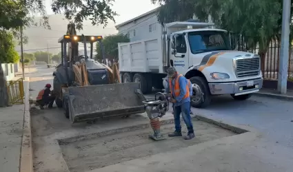 Bacheo en colonias