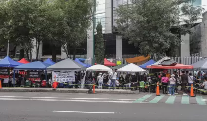 Concentracin en protesta contra la reforma judicial