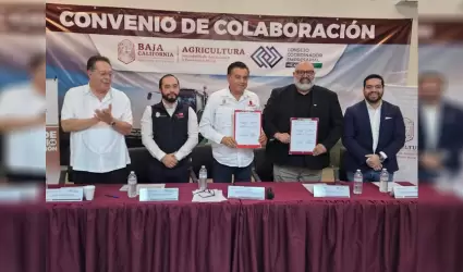 Firma SADERBC convenio de colaboracin con el consejo coordinador empresarial de