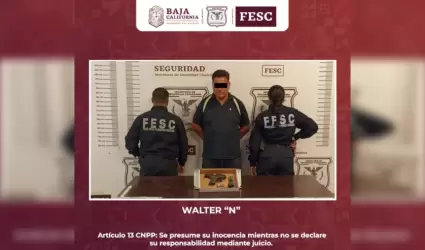 Detiene a presunto delincuente