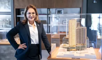 Mal Clemente Jordn, asesora inmobiliaria en The Landmark Tijuana